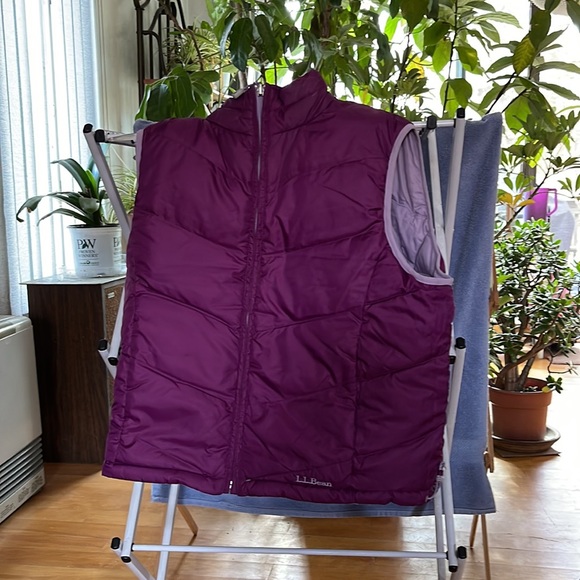 LL Bean Reversible Winter Vest - Picture 3 of 5